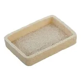 Мыльница для ванной Fora Stone Natural настольная полирезин бежевая (For-STN036NAT)