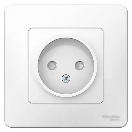 Розетка Systeme Electric Blanca встраиваемая белая без заземления со шторками (BLNRS000111) Розетка Systeme Electric Blanca встраиваемая белая без заземления со шторками (BLNRS000111)