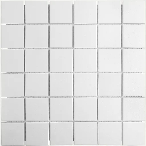 Мозаика Starmosaic белая керамическая 306х306х6 мм матовая antislip Мозаика Starmosaic белая керамическая 306х306х6 мм матовая antislip