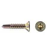 Саморезы оконные 19x3,9 мм с буром желтые (500 шт.) Саморезы оконные 19x3,9 мм с буром желтые (500 шт.)