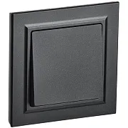 Выключатель IEK Brite ВСР10-1-0-БрЧ одноклавишный встраиваемый черный (BR-V10-0-10-K02-F)