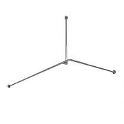 Карниз для ванной WasserKraft 180х90 см сборный Г-образный алюминий хром (SC-469018) Карниз для ванной WasserKraft 180х90 см сборный Г-образный алюминий хром (SC-469018)