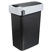 Контейнер для мусора Econova Smart Bin с крышкой 50 л полипропилен черный Контейнер для мусора Econova Smart Bin с крышкой 50 л полипропилен черный