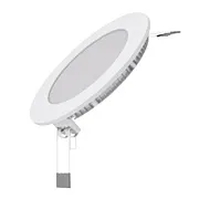 Светильник встраиваемый светодиодный белый 6 Вт 3000К IP20 Gauss Slim ДВО (939111106)