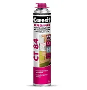 Клей-пена Ceresit CT 84 Express Plus для пенополистирола и минеральной ваты 850 мл Клей-пена Ceresit CT 84 Express Plus для пенополистирола и минеральной ваты 850 мл