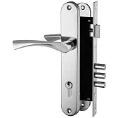 Замок врезной Fuaro LOCKSET.9011 CP для входной двери под цилиндр хром 5 ключей Замок врезной Fuaro LOCKSET.9011 CP для входной двери под цилиндр хром 5 ключей