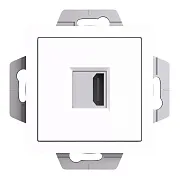 Розетка HDMI Systeme Electric AtlasDesign встраиваемая белая (ATN000180)