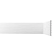 Панель декоративная из экополимера 200х2600х10 мм Bello Deco XPS СП 08/2.6 белая 0,52 кв.м