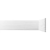 Панель декоративная из экополимера 200х2600х10 мм Bello Deco XPS СП 08/2.6 белая 0,52 кв.м