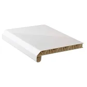 Подоконник ПВХ Bauset Lux-40 400х2000х18 мм белый глянцевый Подоконник ПВХ Bauset Lux-40 400х2000х18 мм белый глянцевый