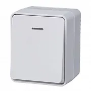 Выключатель Systeme Electric AtlasDesign Profi54 одноклавишный накладной белый с подсветкой (ATN540113) Выключатель Systeme Electric AtlasDesign Profi54 одноклавишный накладной белый с подсветкой (ATN540113)