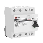 УЗО EKF PROxima ВД-100 100А 3P+N тип AC 100 мА 4,5 кА (elcb-4-100-100-em-pro)