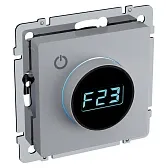 Терморегулятор IEK Brite ТС10-1-БрБ для теплого пола встраиваемый белый электронный с индикацией (BR-RT11-K01) Терморегулятор IEK Brite ТС10-1-БрБ для теплого пола встраиваемый белый электронный с индикацией (BR-RT11-K01)