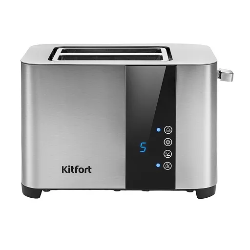 Тостер Kitfort КТ-2047 серебристый Тостер Kitfort КТ-2047 серебристый