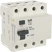 УЗО IEK Armat R10N 40А 4P тип AC 100 мА 10 кА (AR-R10N-4-040C100) УЗО IEK Armat R10N 40А 4P тип AC 100 мА 10 кА (AR-R10N-4-040C100)