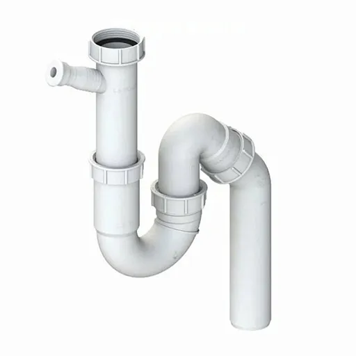 Сифон для раковины и мойки Lb-Plast 1 1/2х40/50 мм без выпуска с соединением 40 мм (211-AL-ST-LB)