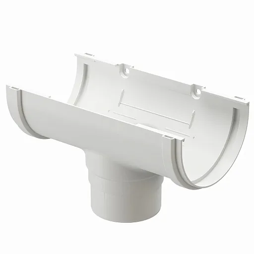Воронка желоба пластиковая d120-80 мм Docke Standard пломбир RAL 9003 Воронка желоба пластиковая d120-80 мм Docke Standard пломбир RAL 9003