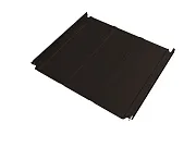 Кликфальц 0,5 мм Grand Line Double Pro Line с пленкой на замках темно-коричневый RR 32 satin