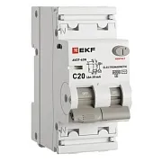 Автомат дифференциальный EKF PROxima АВДТ-63N 20А 1P+N тип AC 30 мА 6 кА (D63N26M20C30)