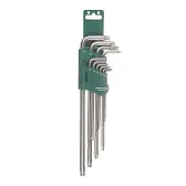 Набор шестигранных ключей Jonnesway Тorx 9-50 мм (H08S110S) (10 шт.) Набор шестигранных ключей Jonnesway Тorx 9-50 мм (H08S110S) (10 шт.)