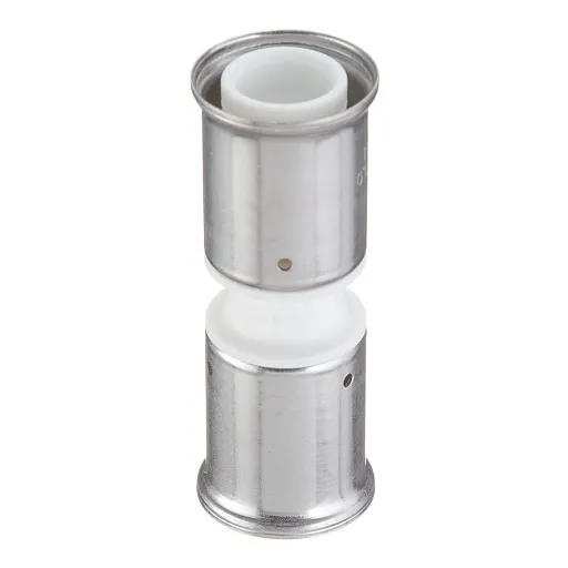 Муфта Henco (15PKW-3232) 32(пресс) х 32(пресс) белая PVDF Муфта Henco (15PKW-3232) 32(пресс) х 32(пресс) белая PVDF