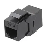Переходник компьютерный Hyperline RJ45 8P8C CAT6 черный (444915) Переходник компьютерный Hyperline RJ45 8P8C CAT6 черный (444915)