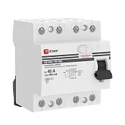 УЗО EKF PROxima ВД-100 40А 3P+N тип AC 300 мА 4,5 кА селективное (elcb-4-40-300S-em-pro) УЗО EKF PROxima ВД-100 40А 3P+N тип AC 300 мА 4,5 кА селективное (elcb-4-40-300S-em-pro)