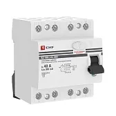 УЗО EKF PROxima ВД-100 40А 3P+N тип AC 300 мА 4,5 кА селективное (elcb-4-40-300S-em-pro)