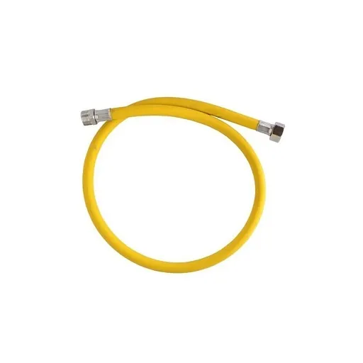 Шланг для газа ПВХ армированный Elka 3/4 НР(ш) х 3/4 ВР(г) 120 см желтый Шланг для газа ПВХ армированный Elka 3/4 НР(ш) х 3/4 ВР(г) 120 см желтый