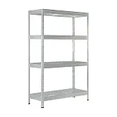 Стеллаж металлический AR Shelving Rivet Wire 1800x1200x450 мм 4 полки Стеллаж металлический AR Shelving Rivet Wire 1800x1200x450 мм 4 полки