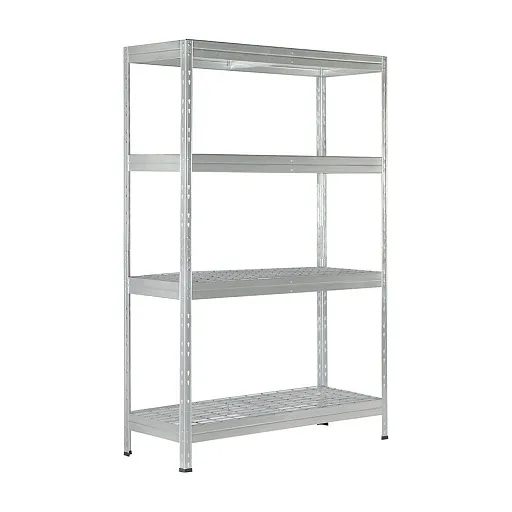 Стеллаж металлический AR Shelving Rivet Wire 1800x1200x450 мм 4 полки Стеллаж металлический AR Shelving Rivet Wire 1800x1200x450 мм 4 полки