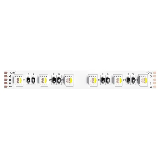 Лента светодиодная Arte Lamp SMD 5050 (A2406012-01-RGB4K) 4000К RGB свет 14,4 Вт 24 В IP20 5 м Лента светодиодная Arte Lamp SMD 5050 (A2406012-01-RGB4K) 4000К RGB свет 14,4 Вт 24 В IP20 5 м