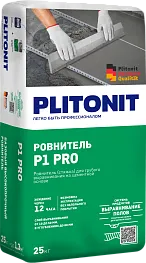 Ровнитель (стяжка пола) Plitonit P1 PRO 25 кг