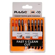 Пилки для лобзика Rage T144D универсальные L50 мм быстрый рез (10 шт.) (552201) Пилки для лобзика Rage T144D универсальные L50 мм быстрый рез (10 шт.) (552201)