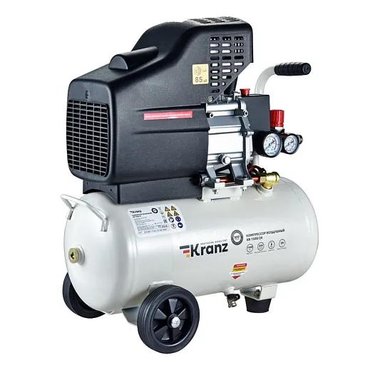 Компрессор масляный Kranz KR-1500/24 24 л 1,5 кВт (KR-16-1151) Компрессор масляный Kranz KR-1500/24 24 л 1,5 кВт (KR-16-1151)