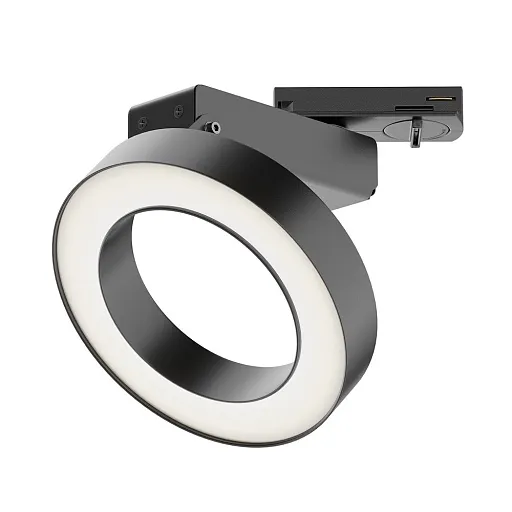 Светодиодный трековый светильник однофазный Maytoni Technical Rim Unity 3000К 12 Вт черный (TR044-1-12W3K-B) Светодиодный трековый светильник однофазный Maytoni Technical Rim Unity 3000К 12 Вт черный (TR044-1-12W3K-B)