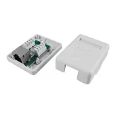 Розетка компьютерная экранированная Hyperline 8P8C CAT5e 1 гнездо (430229)