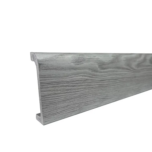 Плинтус экополимер Bello Deco XPS ПЛ 16 80х19х2000 мм выбеленный дуб (КА-00000682)