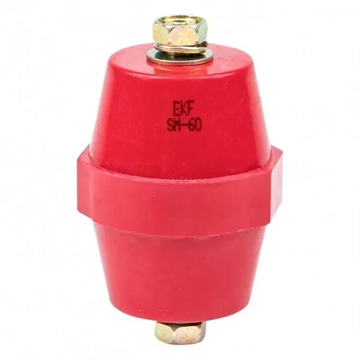 Изолятор EKF PROxima SM-60 IP30 900 А с болтом и шайбой пластиковый красный (10 шт.) (plc-sm-60) Изолятор EKF PROxima SM-60 IP30 900 А с болтом и шайбой пластиковый красный (10 шт.) (plc-sm-60)