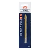 Сверло по плитке и стеклу КМ 10х120 мм TIN (966044)