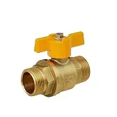 Кран шаровой газовый БАЗ 1 НР(ш) х 1 НР(ш) бабочка (БАЗ.А12.1.25.НГ.40)