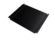 Кликфальц 0,5 мм Grand Line Double Pro с пленкой на замках черный RAL 9005 satin matt