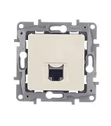 Розетка компьютерная Legrand Etika встраиваемая слоновая кость RJ45 (672341)
