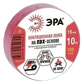 Изолента Эра ET1510 ПВХ красная 15 мм 10 м