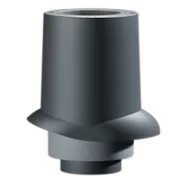 Docke PREMIUM/ Выход канализационный ИЗЛ-110/500/ Труба/ Чёрный