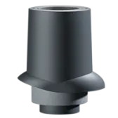 Docke PREMIUM/ Выход канализационный ИЗЛ-110/500/ Труба/ Чёрный