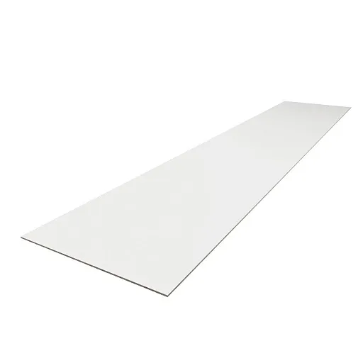 Панель стеновая ДСП для кухни 3000х600х4,5 мм 1111/s white