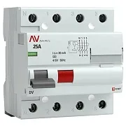 УЗО EKF Averes DV 25А 3P+N тип A 30 мА 10 кА (rccb-4-25-30-a-av) УЗО EKF Averes DV 25А 3P+N тип A 30 мА 10 кА (rccb-4-25-30-a-av)