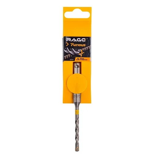 Бур SDS-plus Rage Furious Quadro-X 5х110 мм по железобетону (567511) Бур SDS-plus Rage Furious Quadro-X 5х110 мм по железобетону (567511)