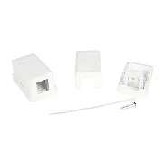 Коробка розеточная для модулей Keystone DKC RJ45 1 гнездо (RNW1WH) Коробка розеточная для модулей Keystone DKC RJ45 1 гнездо (RNW1WH)